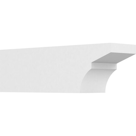 Ekena Millwork Standard Monterey Architectural Grade PVC Rafter Tail, 5"W X 6"H X 20"L RFTP05X06X20MON